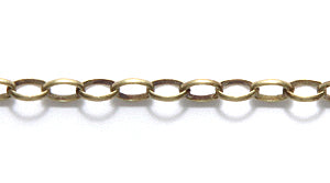 CX910-AB: Chain Oval Rolo 2.5x3.5mm ANT Brass 1FT