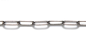 CX159-GM: Rectangular LNK Chain 1.75x6mm GNMTL-1FT