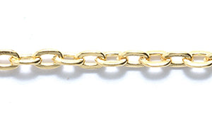 CX4423-G100: Chain Gold 3x5mm 100 Feet