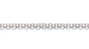 72CX812: Chain Rolo 1.2mm Silver 1FT