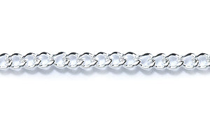 CX4420-S100: Chain Silver 2mm 100 Feet