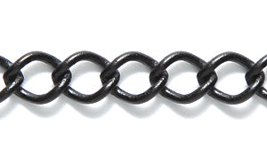 56CX3109: Chain 5x7mm Curb Matte Black 1FT