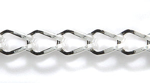 61CX812: Chain Fox Tail 5mm Silver 1FT