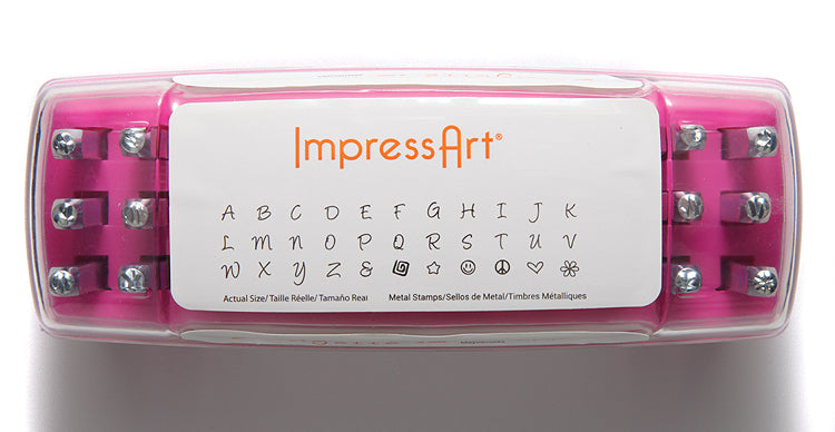 IA1215-A3: Impressart Bridgette Uppercase 3mm 33 Piece - Set