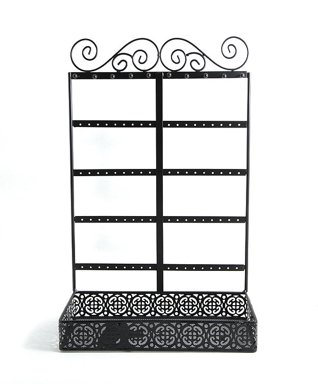 FI4434: Necklace/earring Display Black 10x16IN