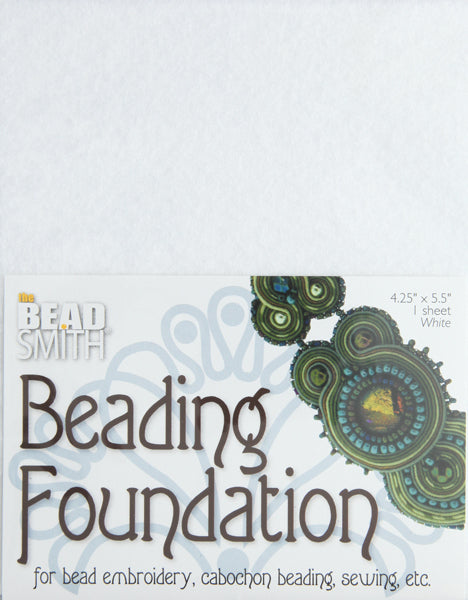 MS620-W1: Beading Foundation White 4.25x5.5 1 Each