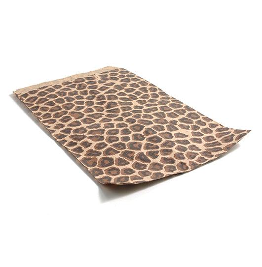 MS6532-LPL: Gift Bag Leopard Print 6x9 100PC -