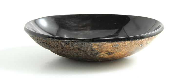 HR106: Water Buffalo Horn Oval Bowl 4x6IN - 1PC