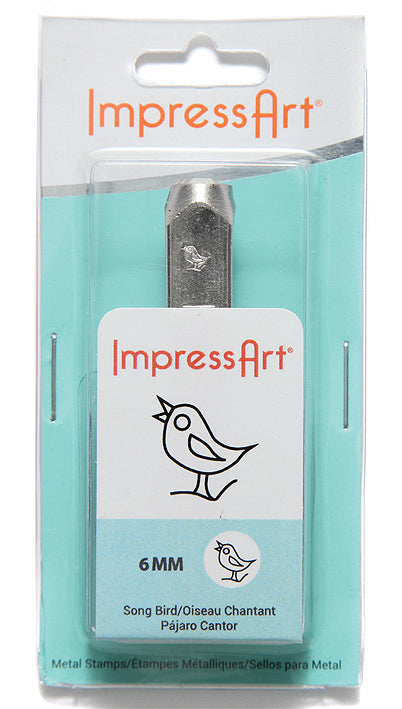 IA156-U6: Impressart Stamp Songbird 6mm - 1 Each