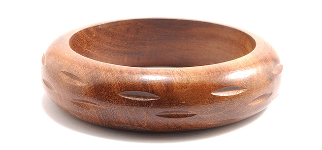 IN421-5: Wood Bangle 22mm 8 Inch