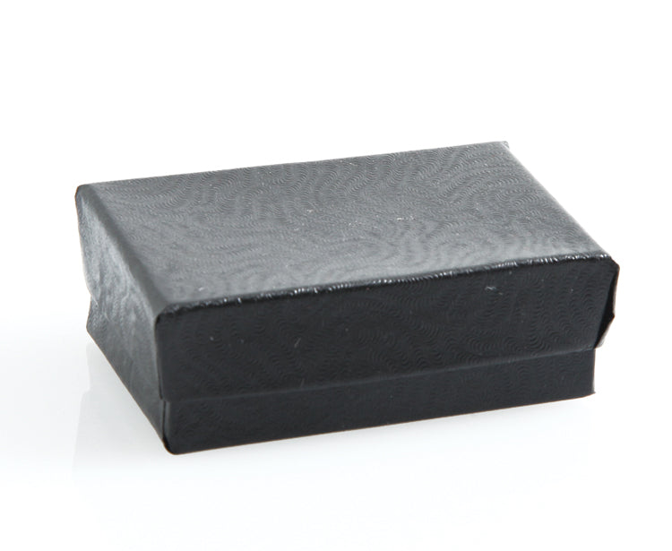 MS6542-B1: Gift Box w/Cotton Black 2 5/8x1 1/2x1 10PC