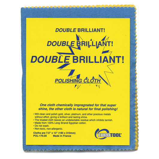 PM422: Double Brilliant Polishing Cloth