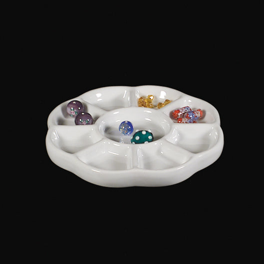 MS59: Ceramic Bead Tray 8 Section 5.5inch 1EA