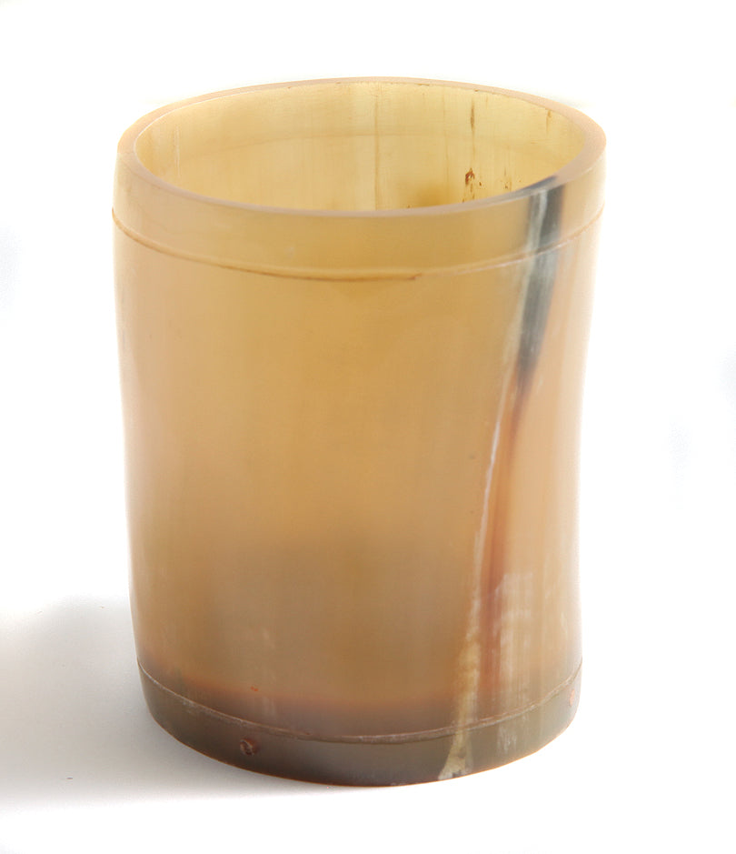 HR108-3C: Water Buffalo Horn Cup 3IN - 1PC