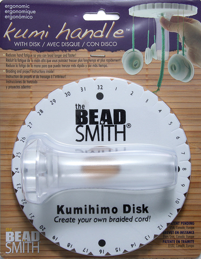 MS67-H: Kumihimo Disc With Ergonomic Handle 6 Inch - 1 Each