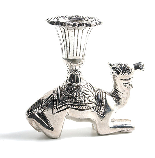 IN15: India Metal Camel Candle Holder - 1 Piece