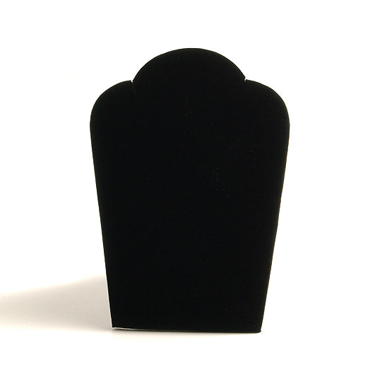 MS6666-5B: Necklace Easel Stand Black Velvet 5 In