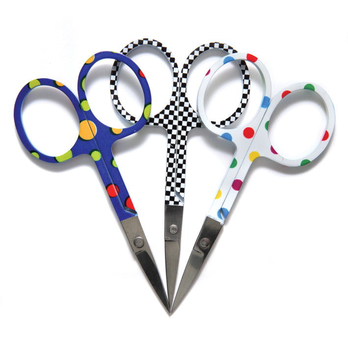 FI421-MX: Embroidery Scissors 3.75 Inch Assorted 1 Each