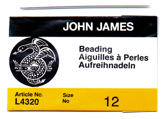 FI281-12: Needle John James Beading #12 L4320E-12 25PC