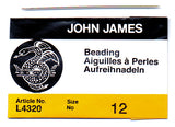 FI281-12: Needle John James Beading #12 L4320E-12 25PC