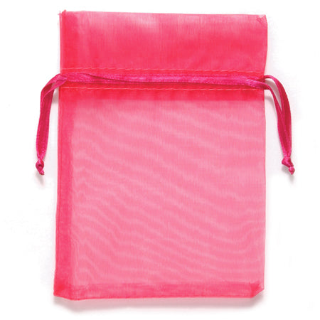 2MS787-94: Jewelry Bag Dark Pink 9x12cm-10PC Pack