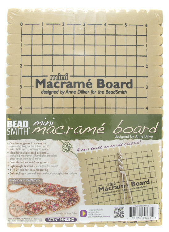 FI467-MM: Mini Macrame Board Foam 7.5x10 Inch - 1 Each