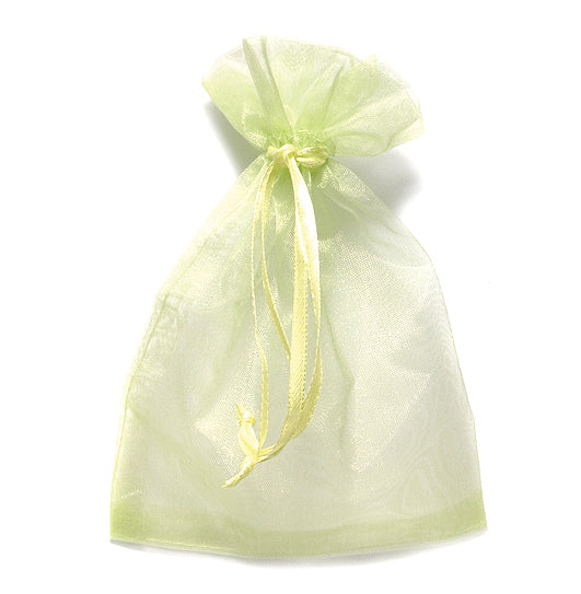 10MS787-82: Jewelry Bag LT Green 10x15cm-10PC Pack