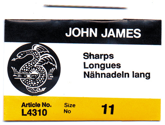 FI280-11: Needle John James Short Sharp #11 L4310-11 25PC