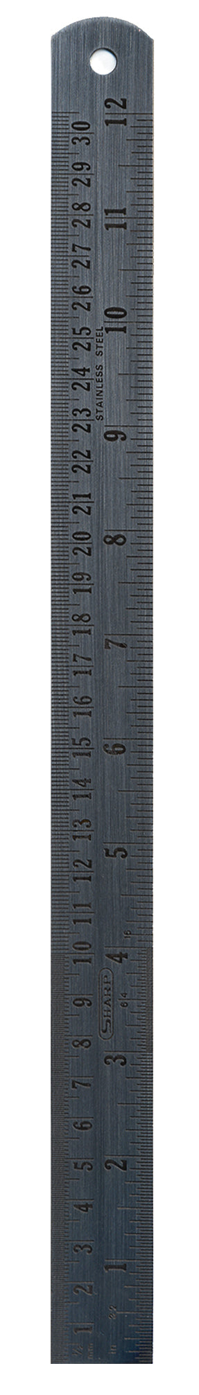 FI492: 12 Inch Stainless Steel Ruler - Each