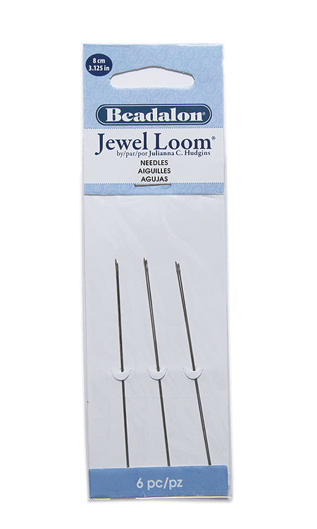 701S-500: Was 4FI281-LM: Beadalon Jewel Loom Needle 8cm 6 Pieces per Package