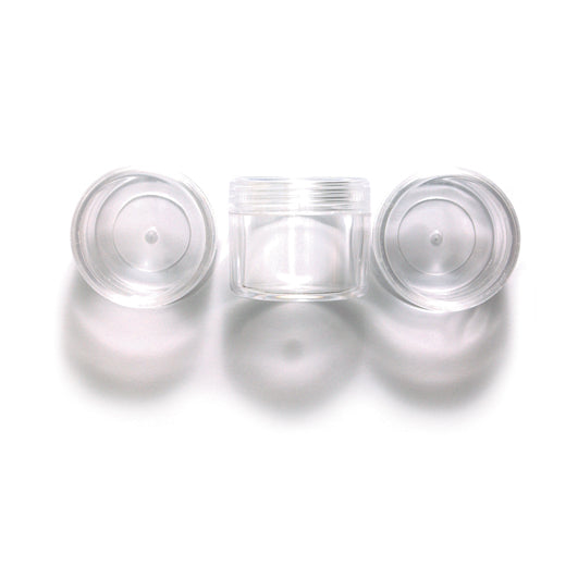 1FI443-M: Jar Screw Top Clear 35x40mm-6PC