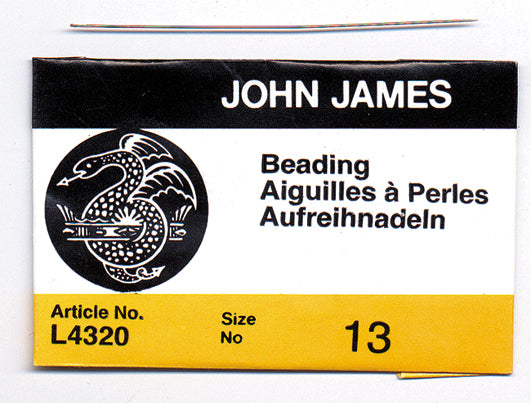 FI281-13: Needle John James Beading #13 L4320-13 25PC