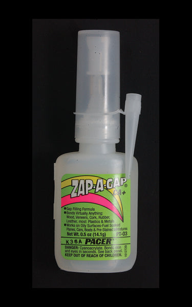 FI491: Zap A Gap Instant Adhesive .5 Ounce Tube - Package