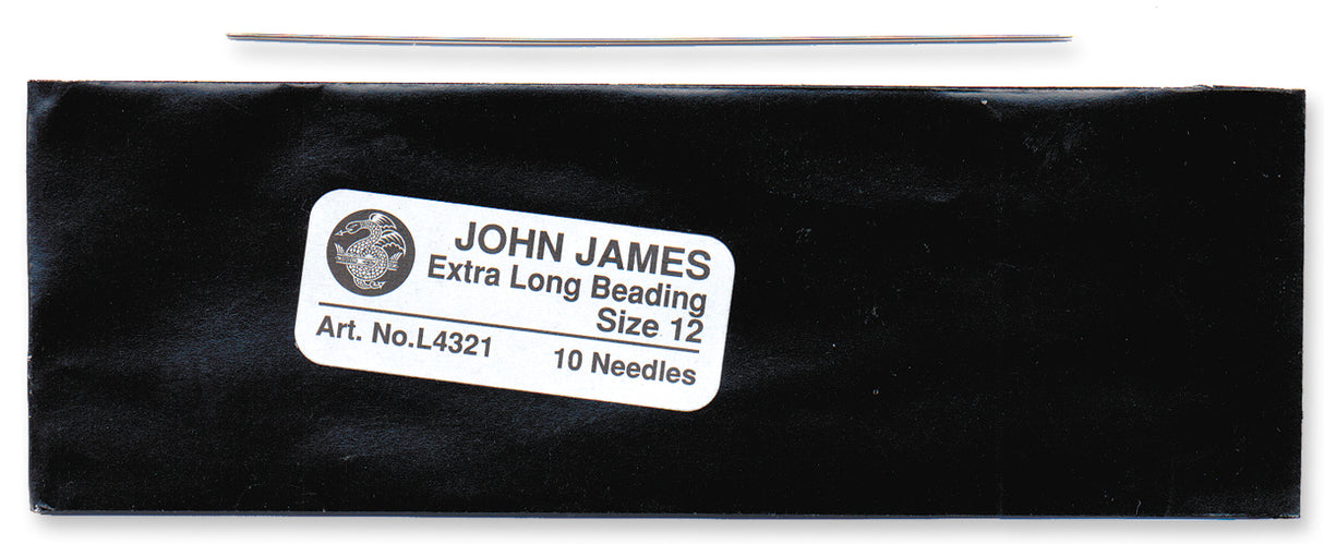 FI281-12L: Needle John James Bead/loom #12 L4321-12L 10PC