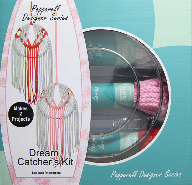 KT3404-MH: Macrame Kit Modern Dreamcatcher Set