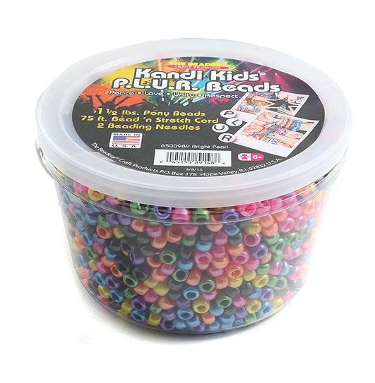 KT3010-5: Kandi Kolor Plur Bucket Bright Pearl Mix - 1 Kit