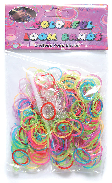 MS3030-5: Stretch Bands 300PC Jellies + 12 S Clip-Bag