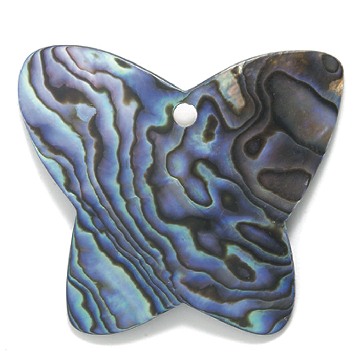 AB163: Abalone Butterfly PNDNT 47x55mm