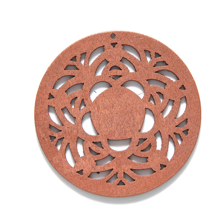 48WC836-56: Wood Circle 48mm Brown -3PC