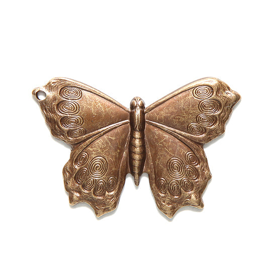 VJ6063: Vintaj Fluttering Wings Butterfly 25x37mm