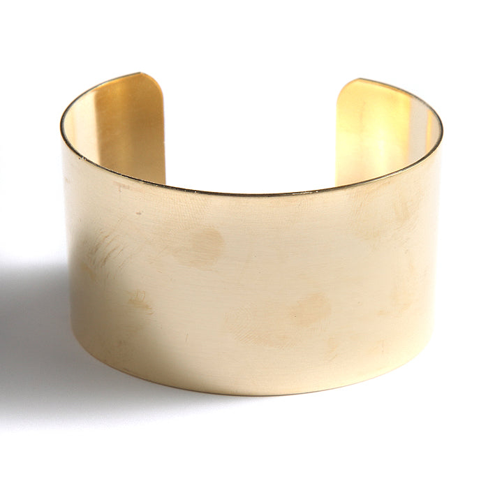 ME1-BR5: Brass Cuff Blank 1.5 Inch Wide 1 Each