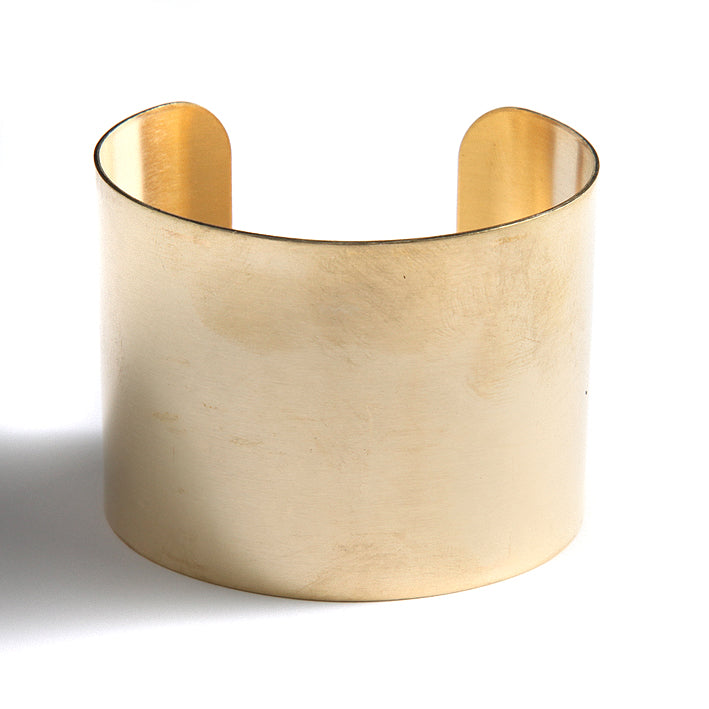 ME1-BR6: Brass Cuff Blank 2 Inch Wide 1 Each