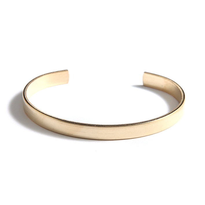 ME1-BR1: Brass Cuff Blank .25 Inch Wide 1 Each