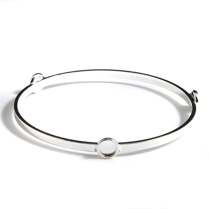 ND002-SP: Nunn Bracelet Flat 5.8mm Bezel Sterling SPL-1EA