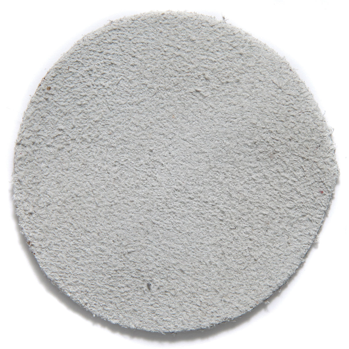 LD115-6: India Suede Leather Disc White 6 Inch - 1 Piece