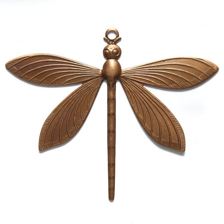 VJ6114: Vintaj Dragonfly Pendant 51x63mm