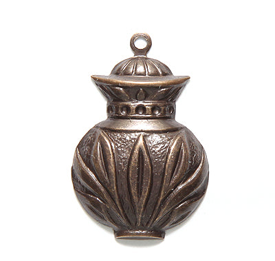 VJ6060: Vintaj Ancient Urn 18x27mm