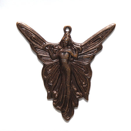 VJ6116: Vintaj Art Deco Angel Pendant 30mm