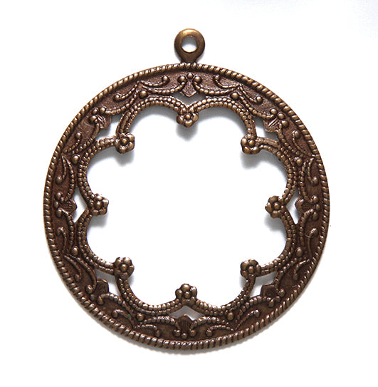 VJ6035: Vintaj Framed Scrollwork 35mm