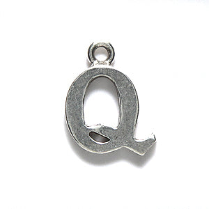 ND1000-QS: Nunn Initial Letter Q 14mm ANT SIL-1EA